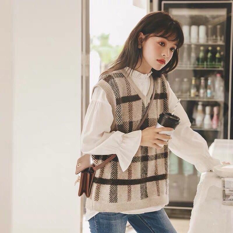 Áo vest gile len dệt kim/khoác/hoodie nỉ | BigBuy360 - bigbuy360.vn