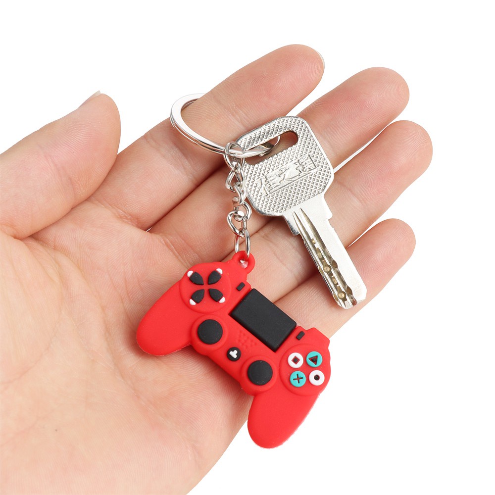 Móc Chìa Khóa Hình Tay Cầm Chơi Game Bằng Silicon Mềm Nhiều Màu