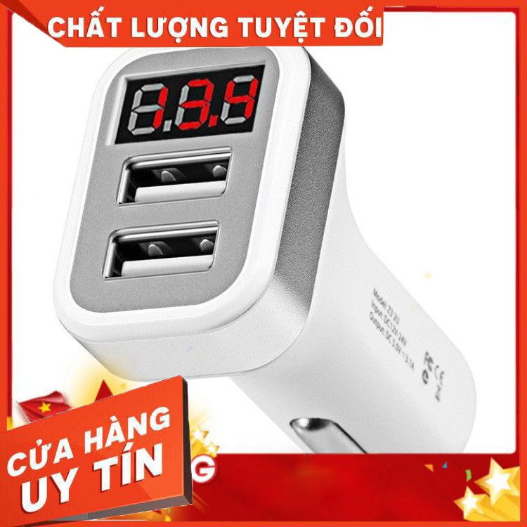 HÀNG CAO CẤP -  <P> CHÍNH HÃNG - SẠC NHANH ] Củ sạc ô tô Hoco Z3 BH 1 năm 1 đổi 1  - Hàng Cao Cấp