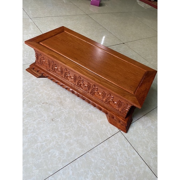 Đế chữ nhật hoa lá tây dài 50x23 cao 14cm