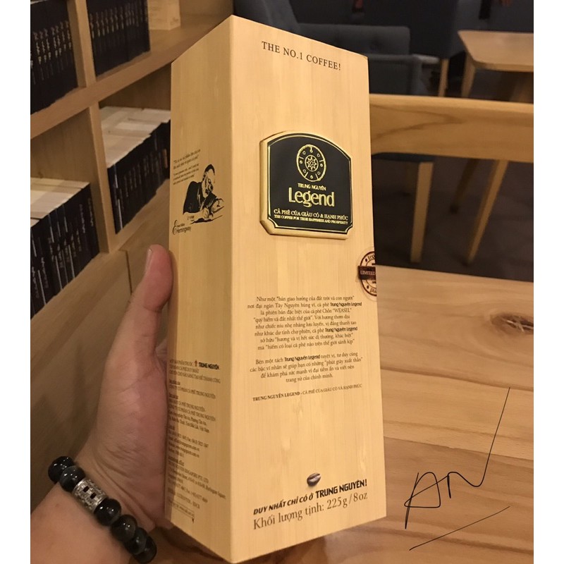 Cà phê Legendee - Cafe Trung Nguyên Chính Hãng Giá Tốt ( Tặng kèm 1 bút tre hoặc 1 phin nhôm)