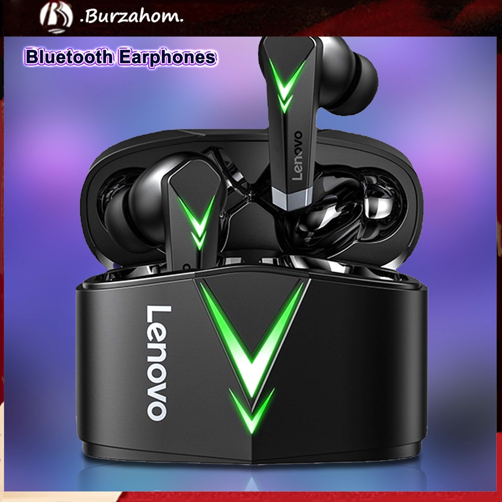 Set 2 tai nghe nhét tai không dây bluetooth 5.0 âm thanh sống động cho Lenovo lp6