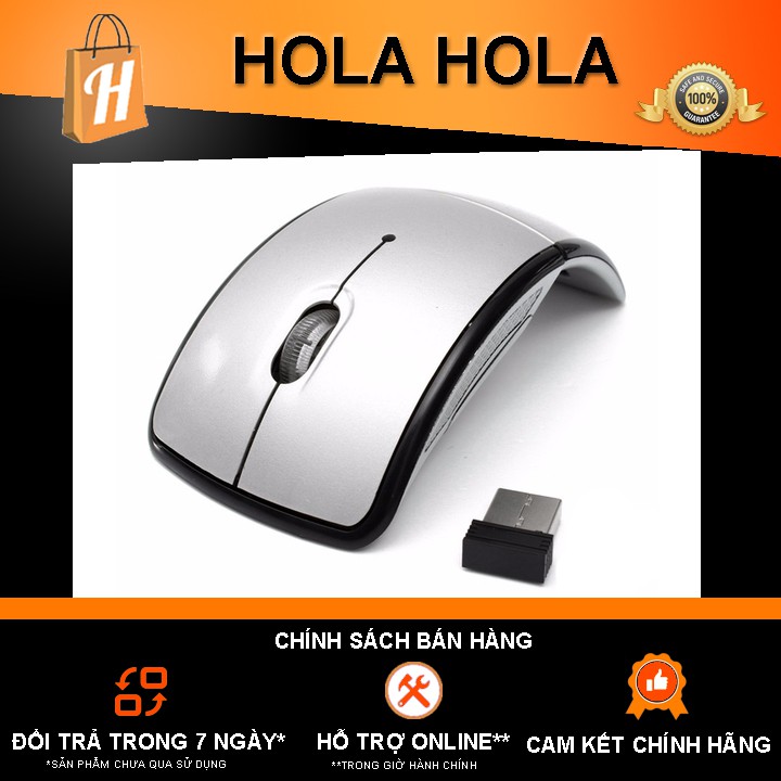 Chuột Gấp không dây - bạc