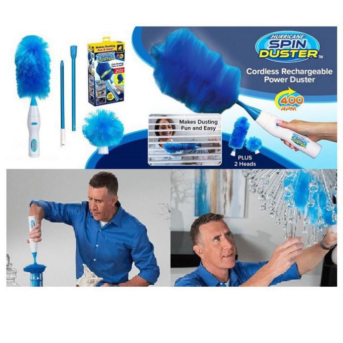 Chổi quét bụi thông minh, chổi lau bụi đa năng Spin Duster