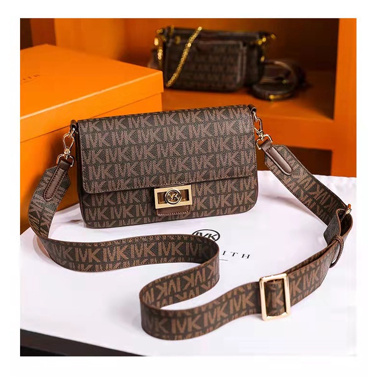 MK fashion woman bag Genuine leather shoulder bag cross body bag