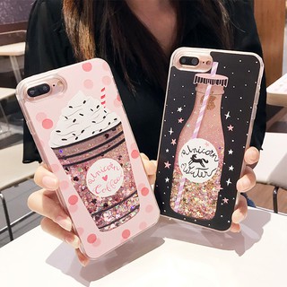Ốp nhũ hình ảnh kem cho Iphone