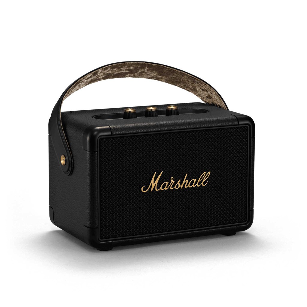 Loa Marshall Kilburn 2 Black & Brass NEW FULLBOX . Nghe nhạc thả ga với 20h hoạt động.