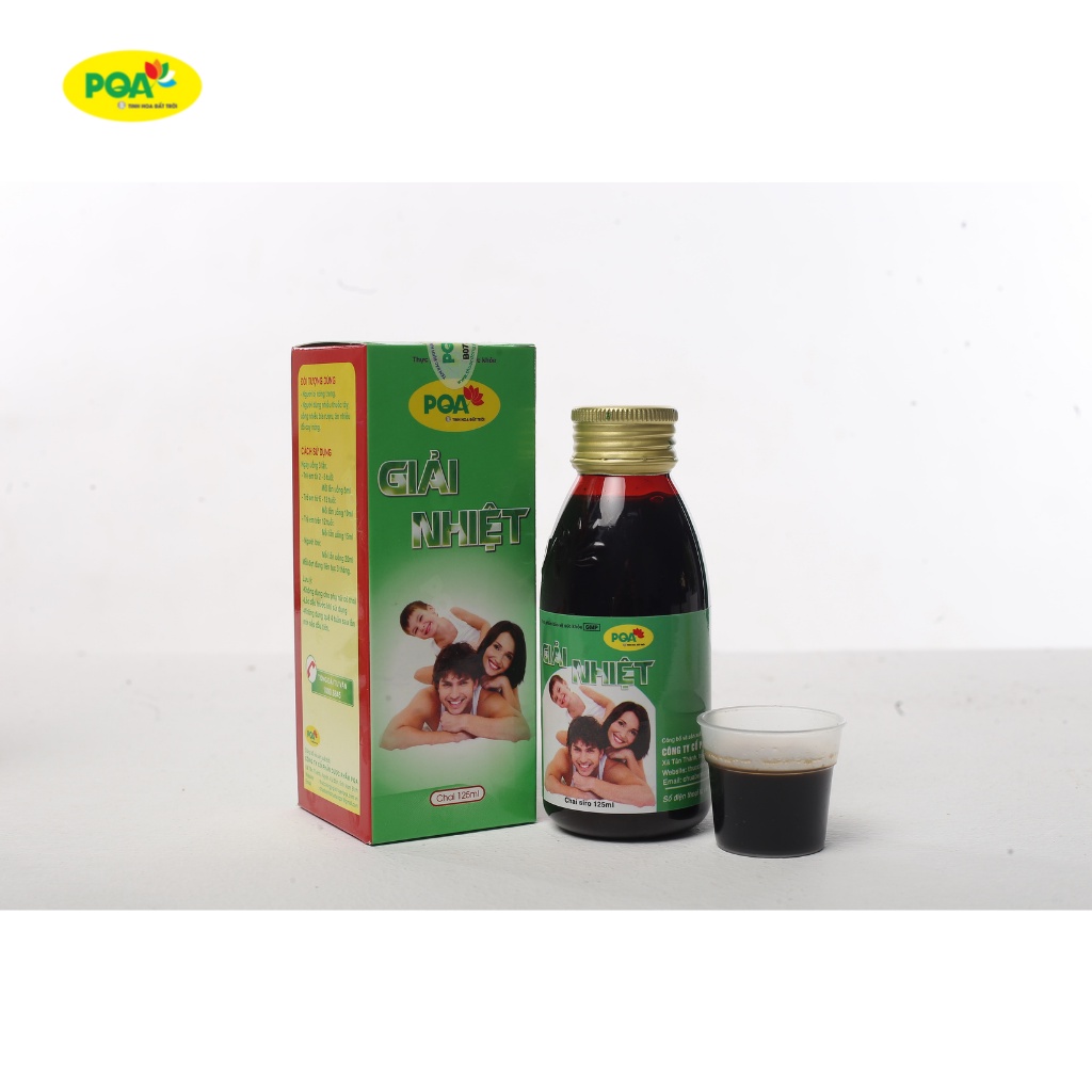 Giải Nhiệt PQA Thành Phần Từ Thiên Nhiên Giúp Thanh Nhiêt Lương Huyết Dùng Cho Người Bị Nóng Trong Hộp 125ml