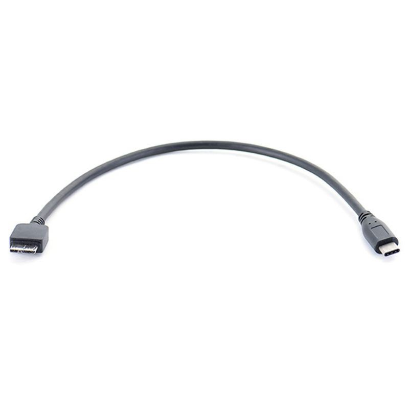 RUN  USB 3.1 Type-C to USB 3.0 Micro B Cable Connector Data Line for Hard Drive Smartphone Cell Phone PC Computers