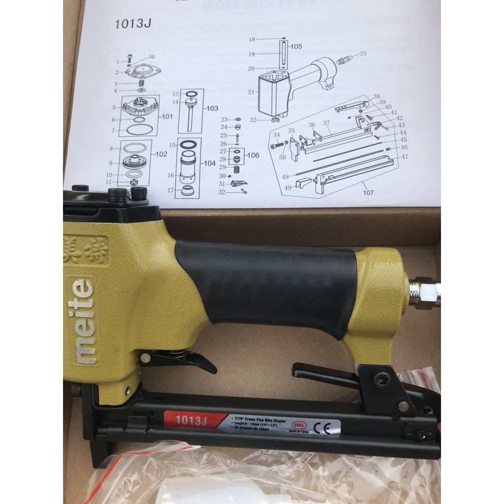 Súng bắn đinh gỗ - đinh U - 1013 meite hàng chính hãng