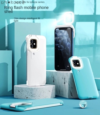 Ốp Lưng Có Đèn Led Cho Iphone 12 Pro Max 11 (Smokocc2)