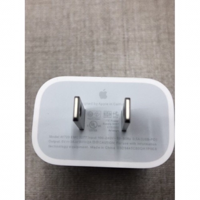 Cục sạc nhanh PD 18W iPhone 11 pro max ( hàng zin linh kiện )