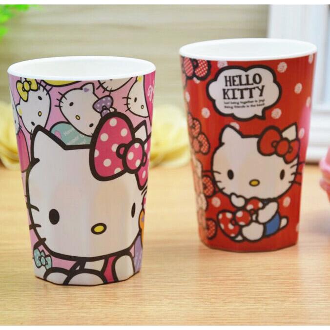 Cốc Melamine Nhỏ In Hình Hello Kitty Dễ Thương Cho Bé