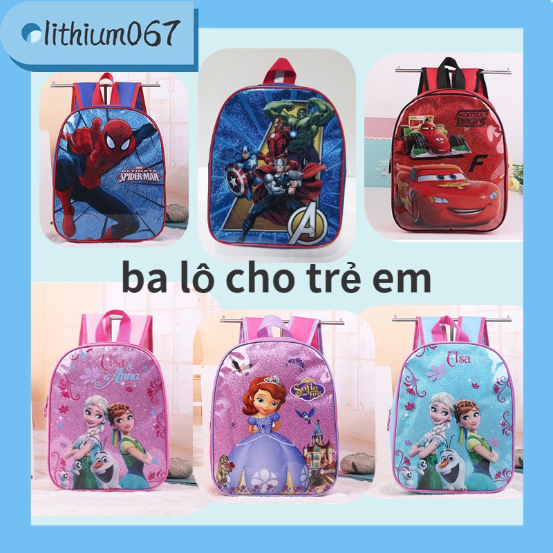 Lithium067 BALO 2 NGĂN TRẺ EM NHIỀU MẪU LỰA CHỌN DÀNH CHO BÉ TRAI -Mô hình Hoạt Dung lượng lớn Ba lô cho Mẫu giáo Bé trai gái Ngày Tết thiếu nhi