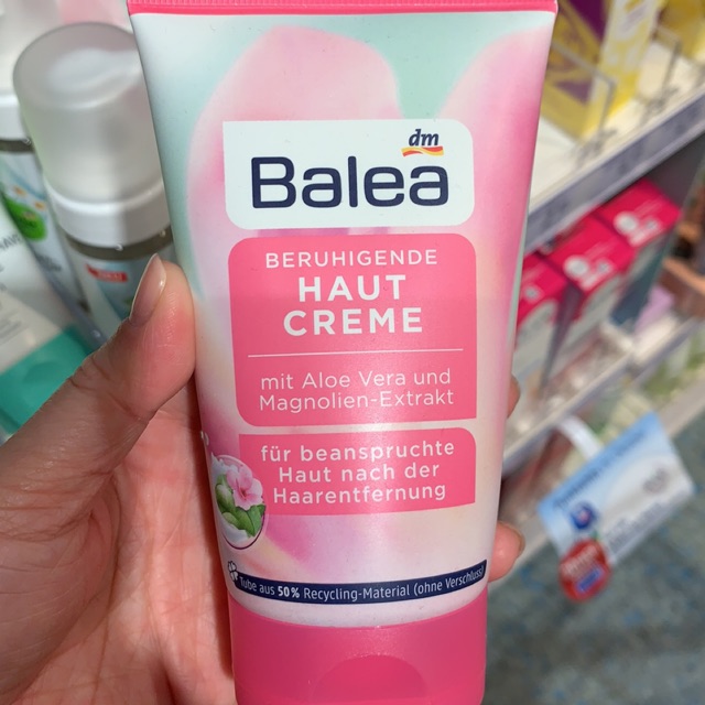 Kem dưỡng sau cạo lông Balea Hautcream