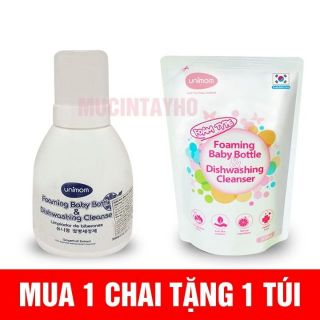 Nước rửa bình Unimom 871173 - Tặng 01 túi nước rửa bình Unimom
