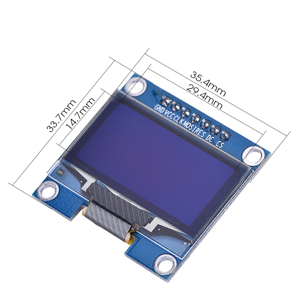1 Mô Đun Màn Hình Oled Độ Phân Giải Cao 1.3 Inches Cho Arduino Project