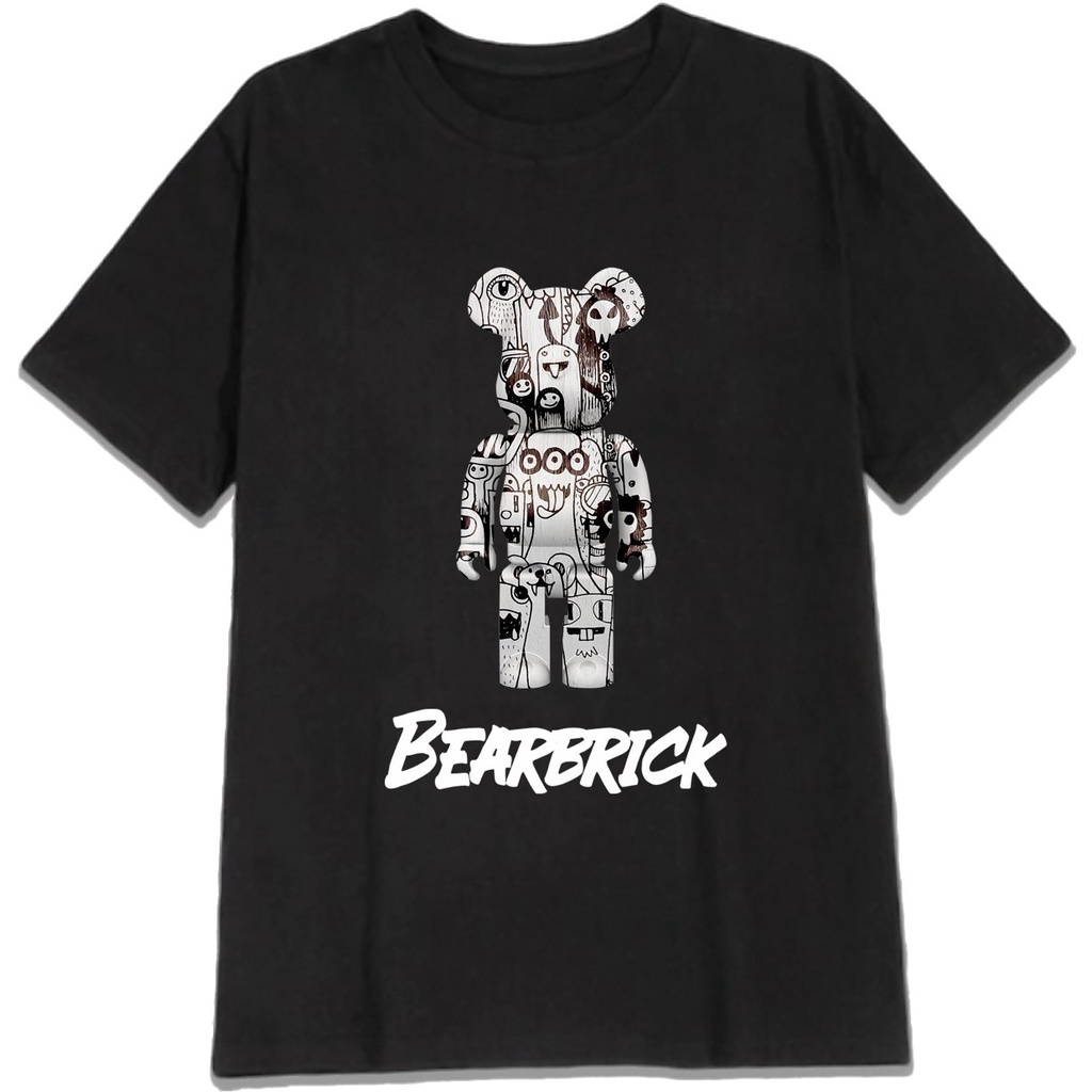 áo thun nam nữ unisex bé trai bé gái mẹ và bé in hình bearbrick