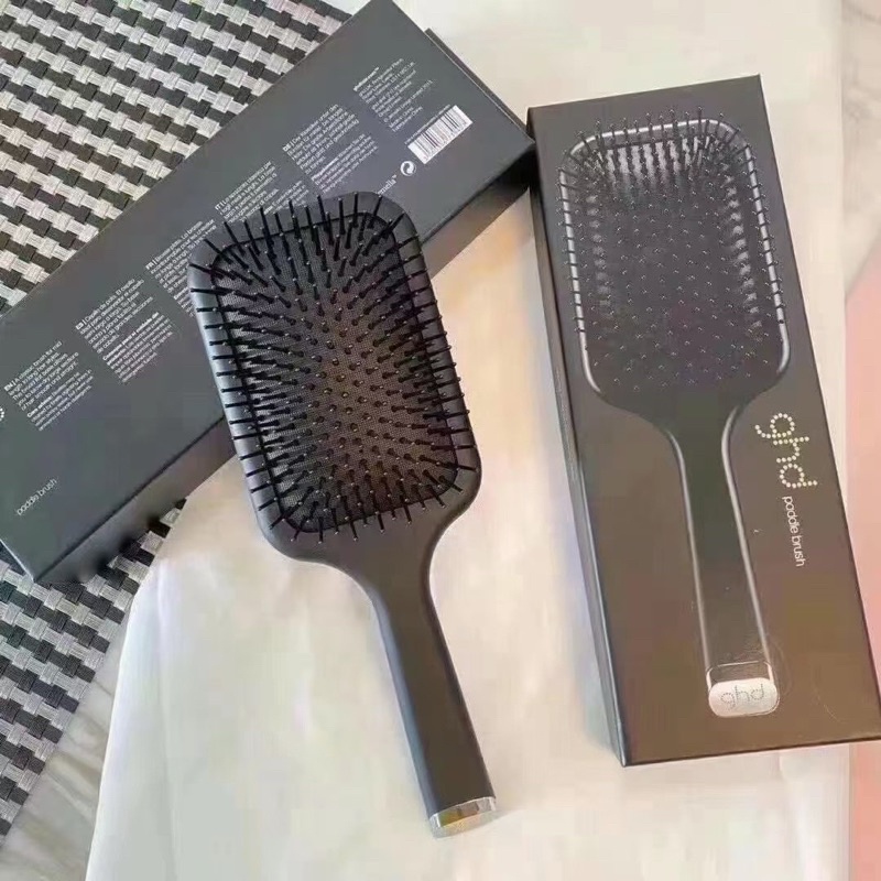 Lược gỡ rối, lược chải tóc matxa đầu GHD nhiều màu sắc cao cấp