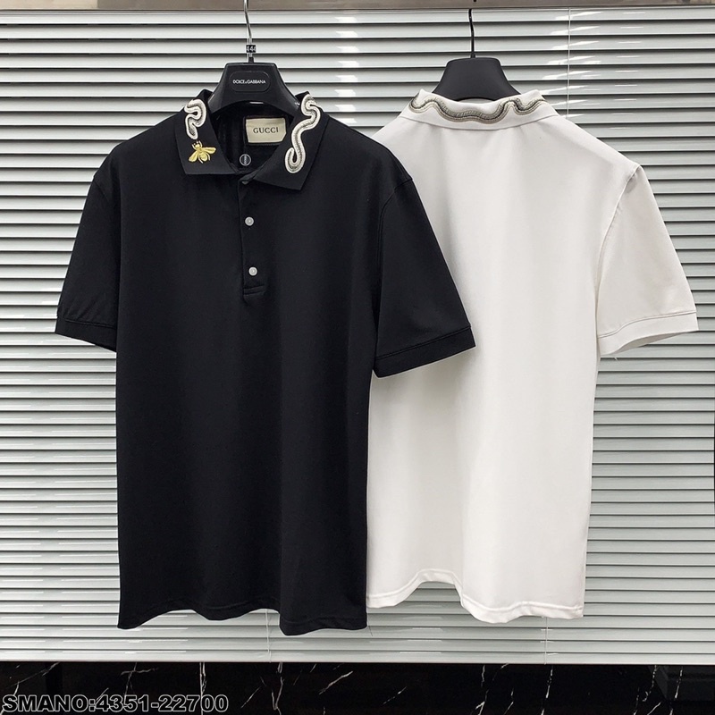 Áo Polo Nam Cổ Thêu Rắn Ong Chất Cotton Cá Sấu Cao Cấp PL06P