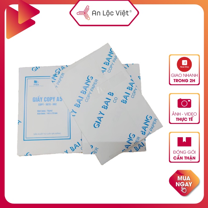 Giấy A5 Bãi bằng trắng 70 gsm