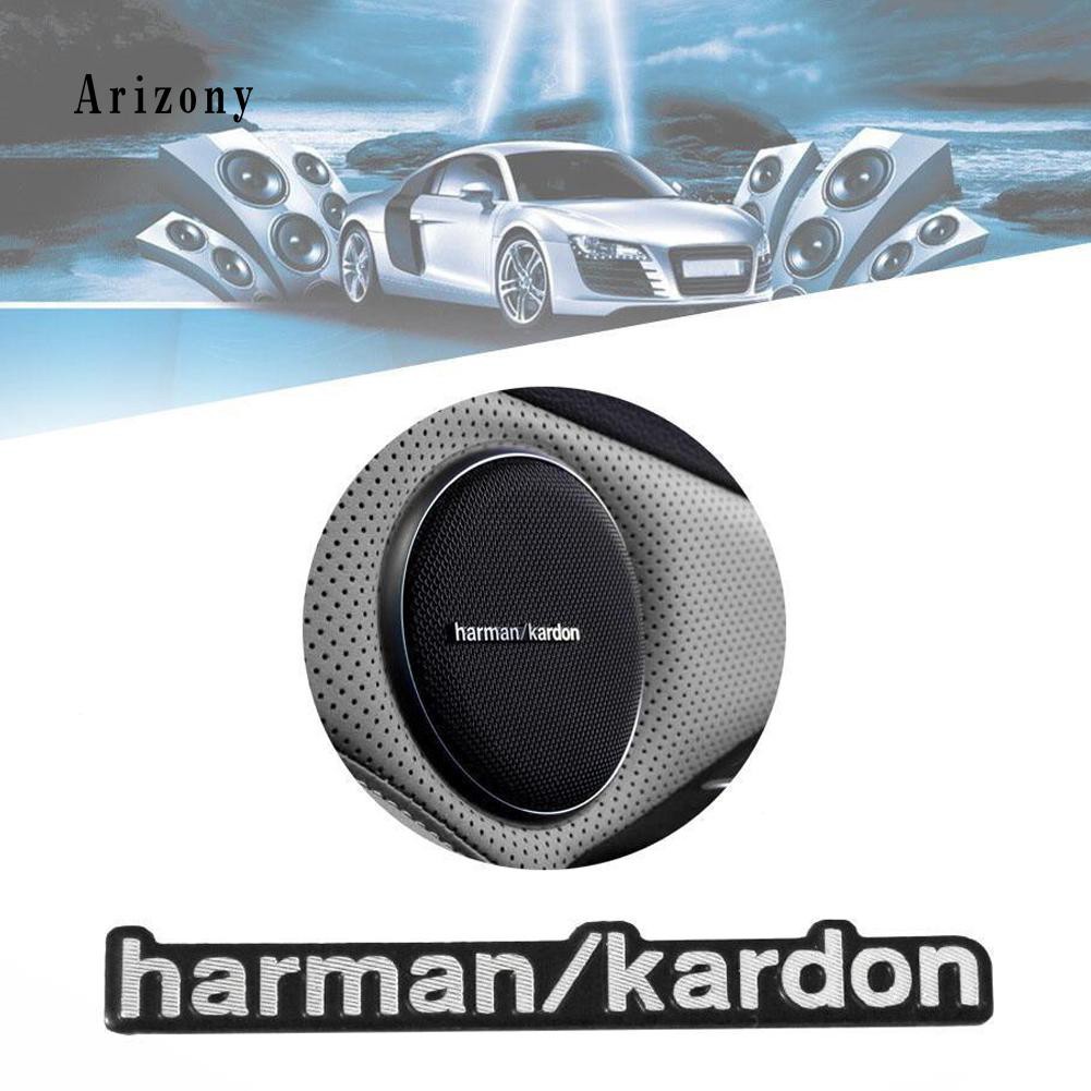 5 nhãn dán 3D in chữ Harman/Kardon bằng hợp kim nhôm cho loa