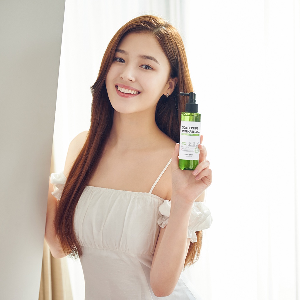Xịt dưỡng tóc Some By Mi Cica Peptide nuôi dưỡng tóc/ da đầu chống rụng tóc 150ml