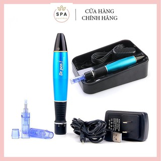 Máy phi kim dr.pen tích điện màu xanh phi kim nano cấy tảo cấy phấn