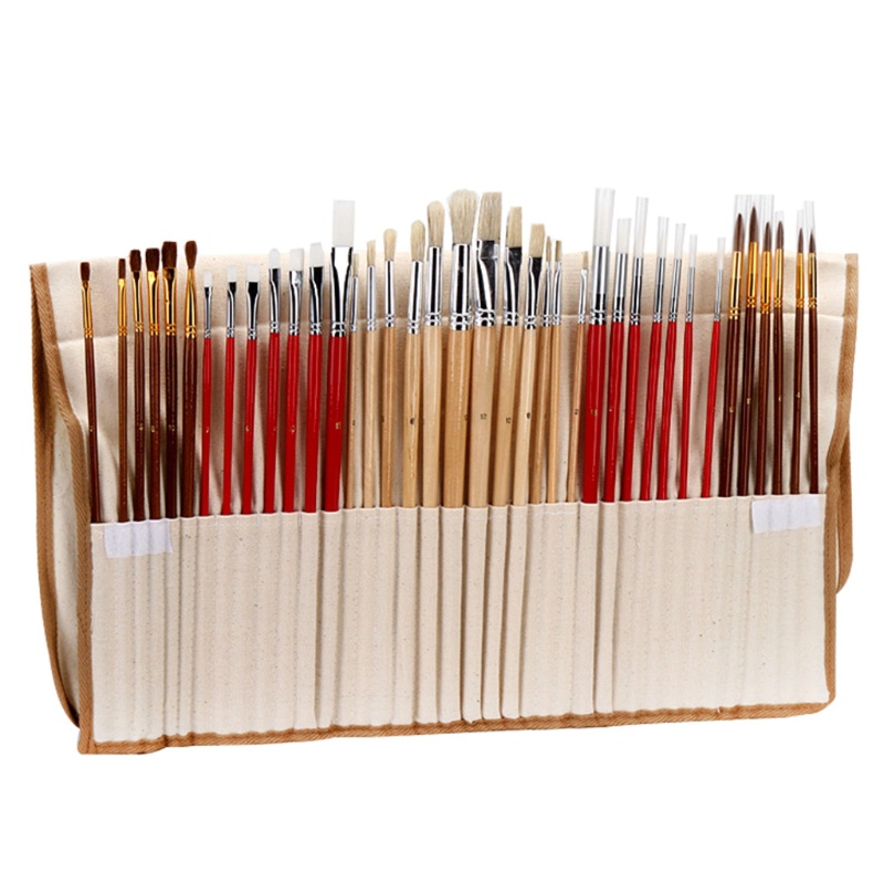Bộ 38 Cọ Vẽ Tranh Sơn Dầu Chuyên Dụng