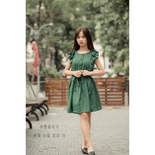 Areum Dress - Xanh