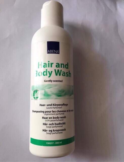 Tắm gội khô Abena (hàng chính hãng Đan Mạch ) Hair and Body Wash 200ml | BigBuy360 - bigbuy360.vn