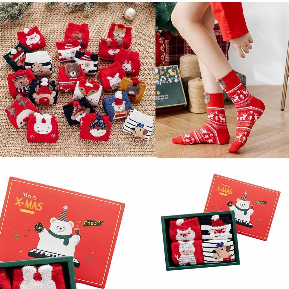 PATH Vớ Cotton Unisex Trang Trí Giáng Sinh Năm Mới