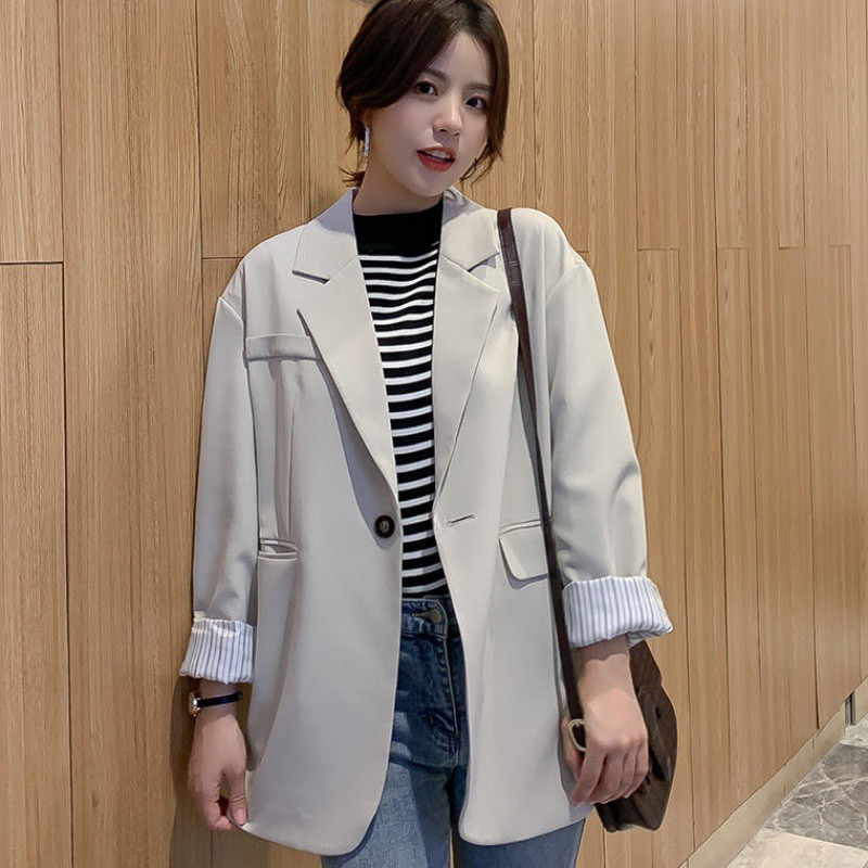 (Hàng Đẹp)Ảnh thật 3 hình cuối-HC132.Áo blazer mùa thu Hàn Quốc thanh lịch | BigBuy360 - bigbuy360.vn
