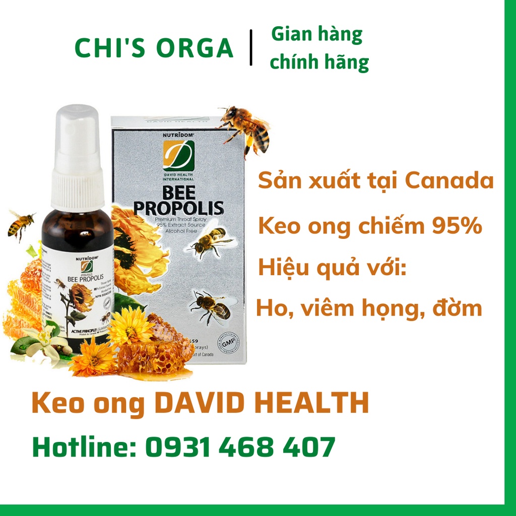 Keo Ong Xịt giảm ho hiệu quả