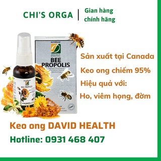 David Health Keo Ong Xịt giảm ho hiệu quả