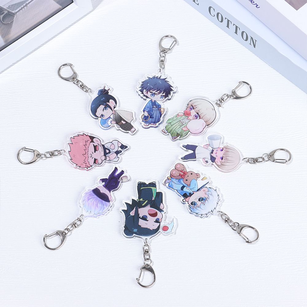 Móc Khóa Acrylic Họa Tiết Hoạt Hình Gojo Gofu Kuroe Dễ Thương