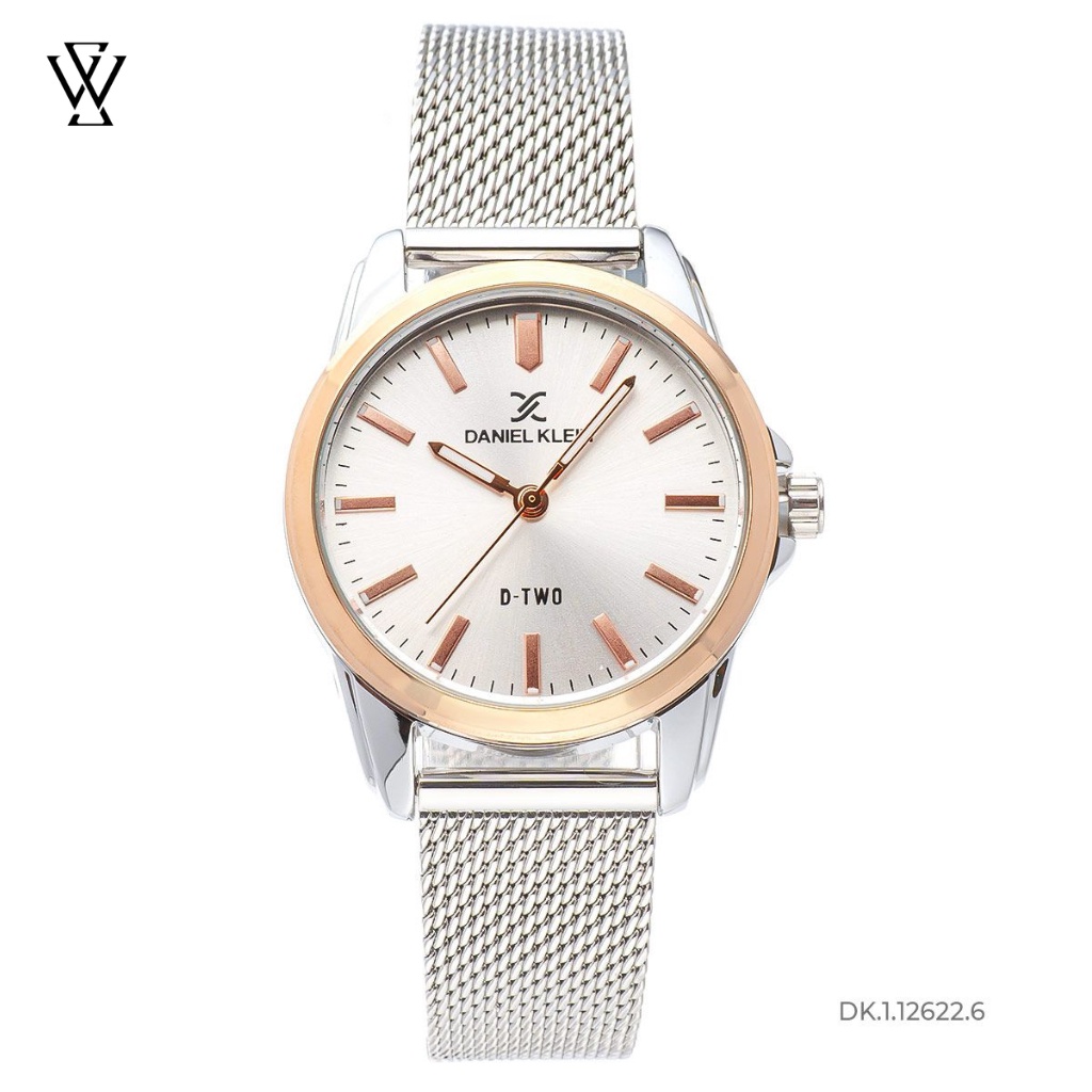 Đồng Hồ Quartz Nữ Daniel Klein WATCHSTORE DK.1.12622.6 Mặt Kính Khoáng 33mm, Dây Kim Loại, Vỏ Thép Không Gỉ