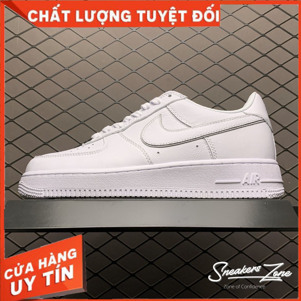 (FREESHIP+HỘP+QUÀ) Giày Thể Thao Sneakers AIR FORCE 1  classic Full Trắng siêu hot cho nam và nữ