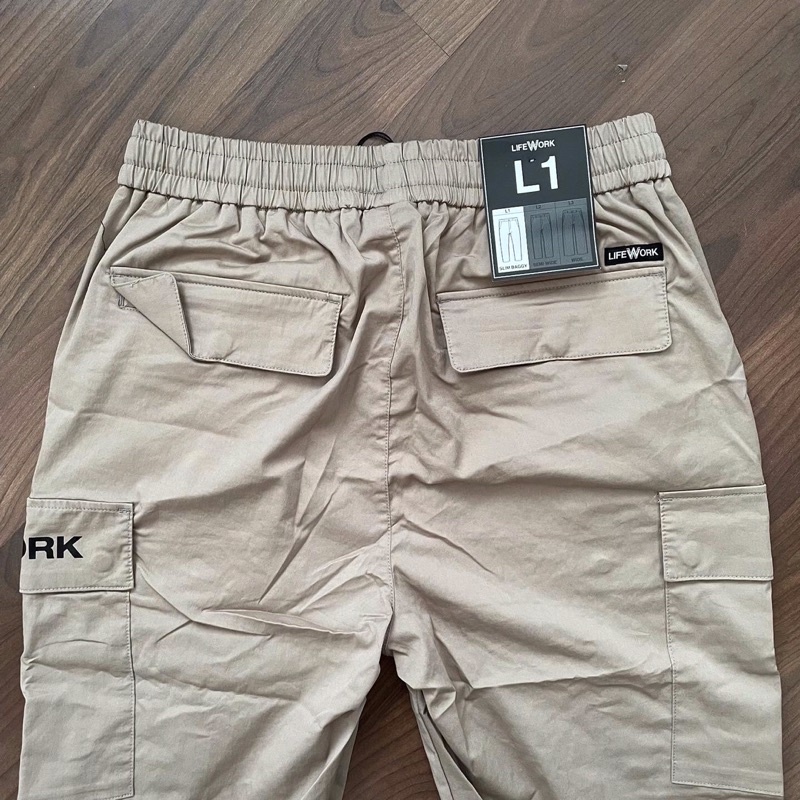 Quần Kaki Cargo LIFEWORK / 3 Màu