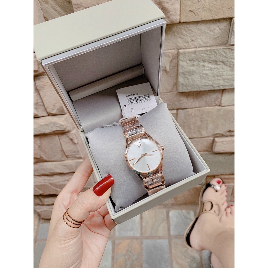 Đồng Hồ Nữ Calvin klein K3G23121 K3G23126 K3G23626 K3G23526 Dây Thép , Size 33mm