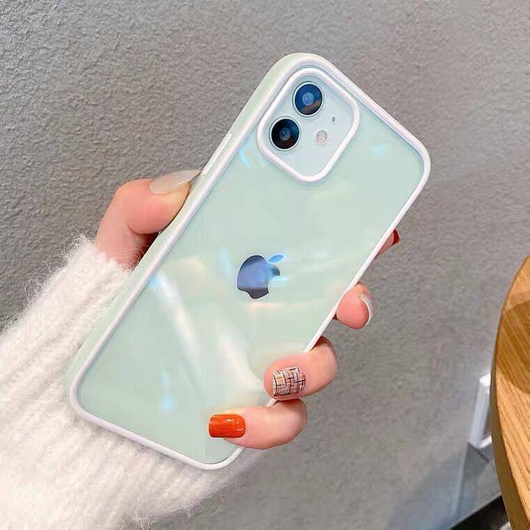 Vỏ điện thoại di động màu xanh lá cây chống rơi lưới màu đỏ trí thun ngắn tay | BigBuy360 - bigbuy360.vn