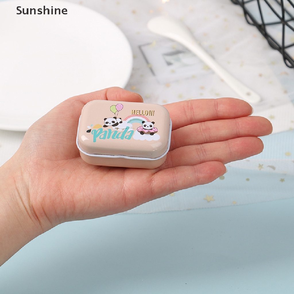 Hộp Thiếc Mini Đựng Trang Sức Màu Kẹo Ngọt Xinh Xắn