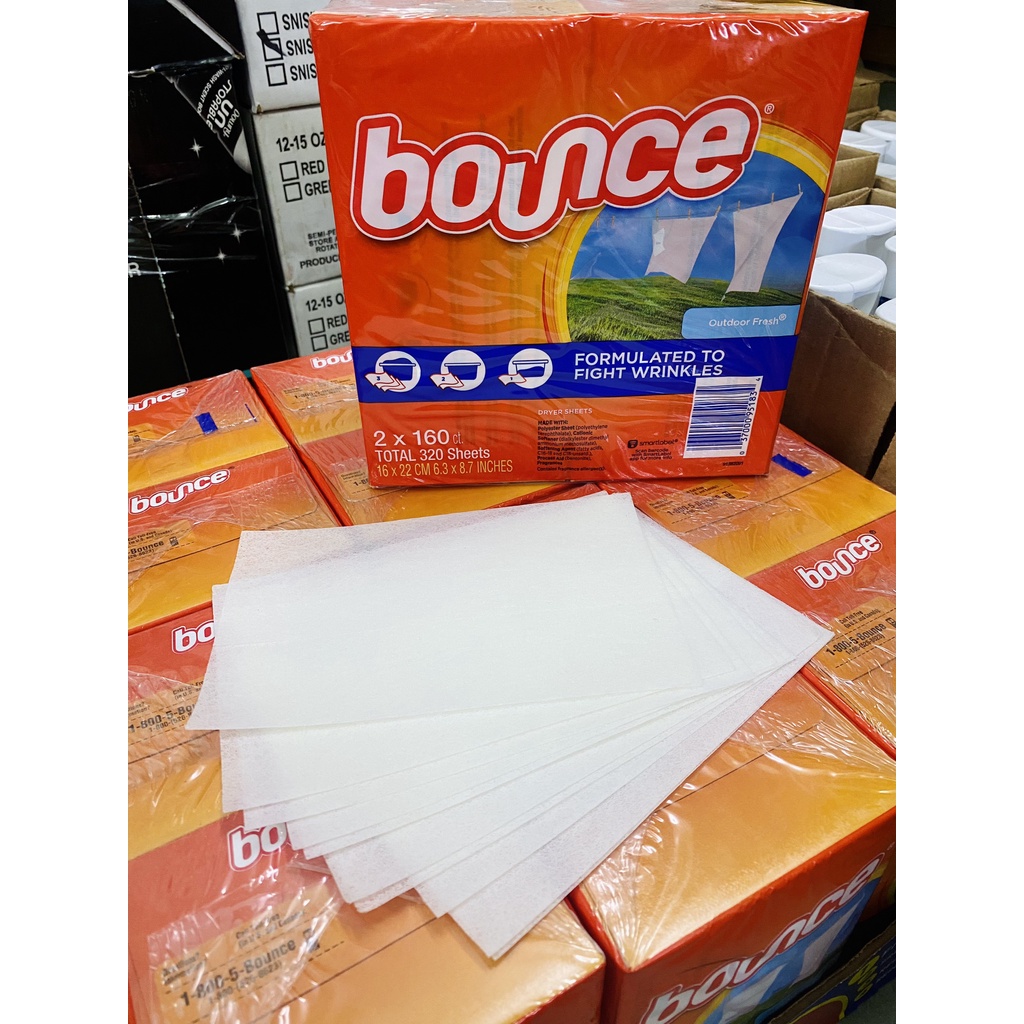 Giấy thơm quần áo Bounce, hàng Mỹ