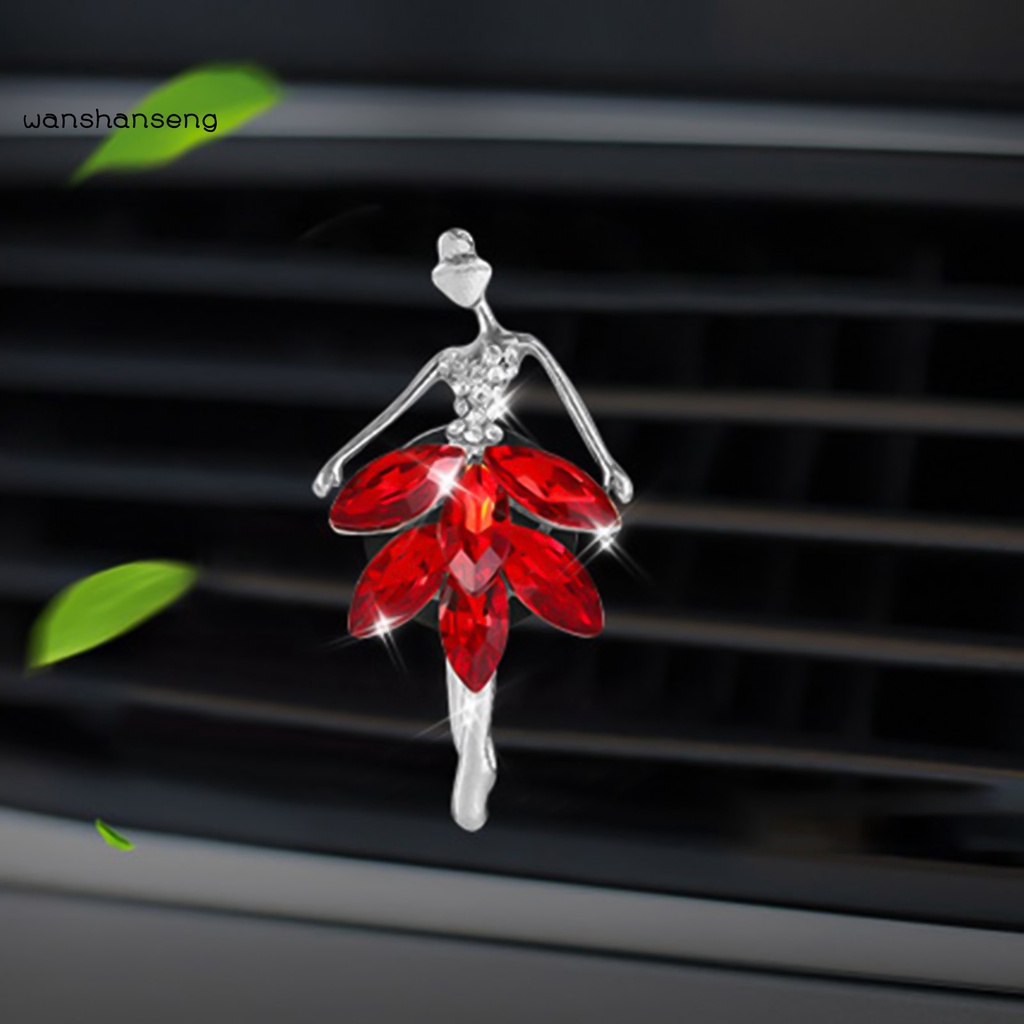 Kẹp khuếch tán nước hoa hình cô gái múa ba lê bằng kim loại gắn điều hòa xe hơi | BigBuy360 - bigbuy360.vn