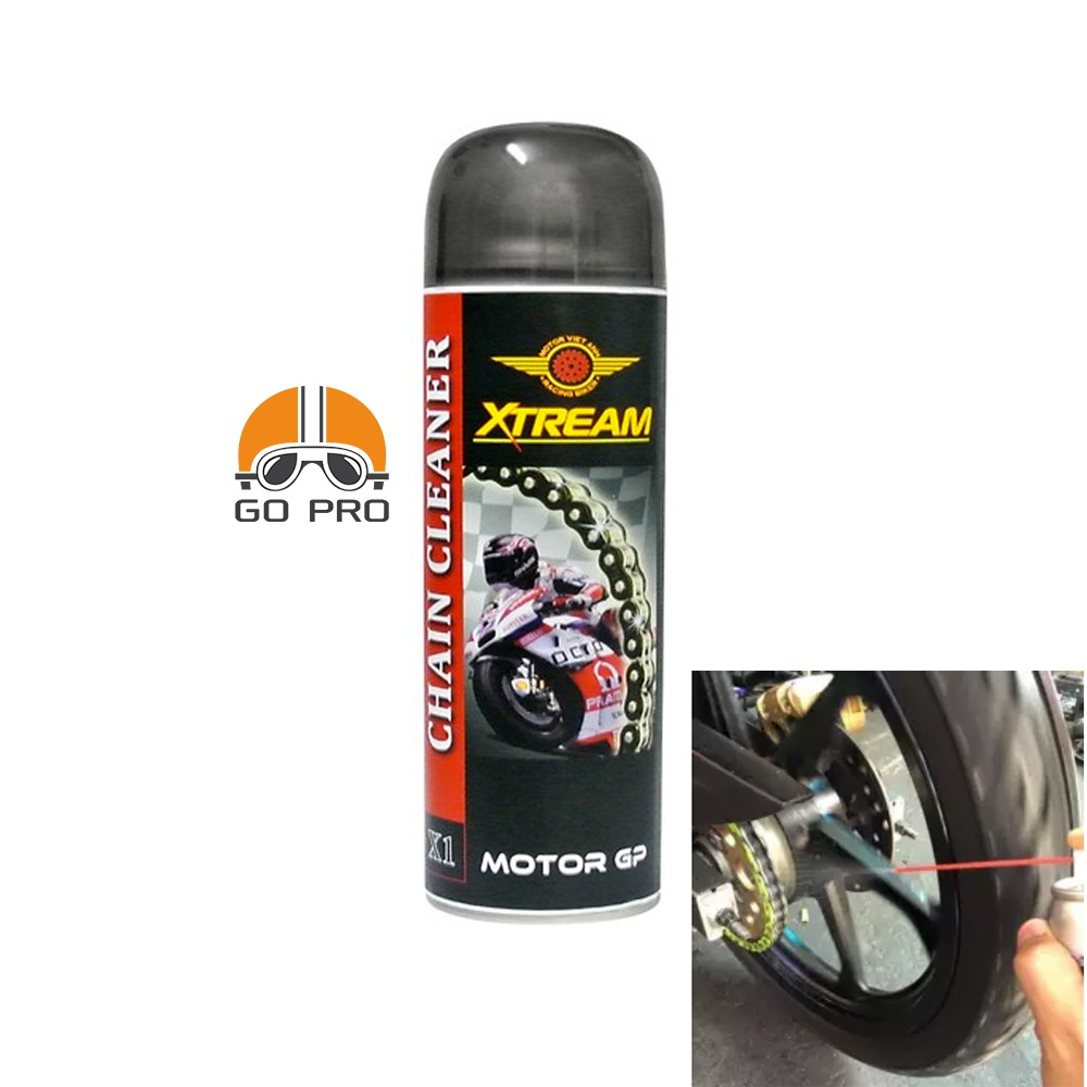 [CHÍNH HÃNG] Dung Dịch Rửa Sên Xe Xtream CHAIN CLEANER X1 (550ml)| Mã VT55