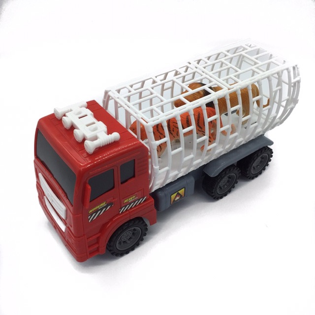 Đồ Chơi Ô Tô Chở 2 Thú- Ô Tô Chở Hổ, Sư Tử