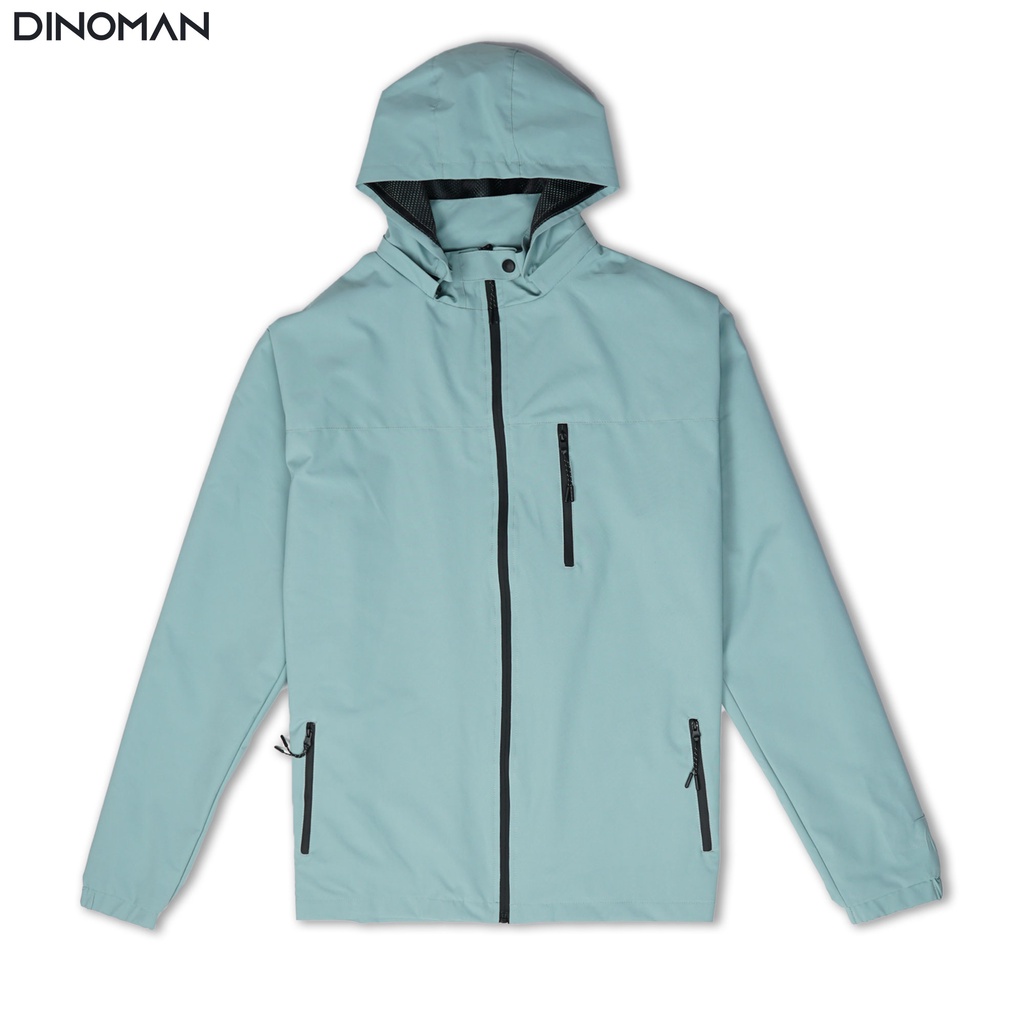 Áo Khoác Gió DINOMAN Cao Cấp 2 Lớp Chất Gió Tráng Bạc Chống Nước Cản Gió Ngăn Tia UV Tuyệt Đối Có Kèm Video