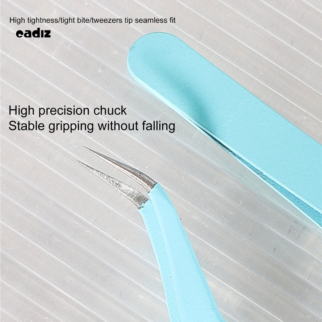 [Hàng mới về] Nhíp thẳng dùng để đính đá trang trí móng tay độ đàn hồi cao không biến dạng tiện dụng