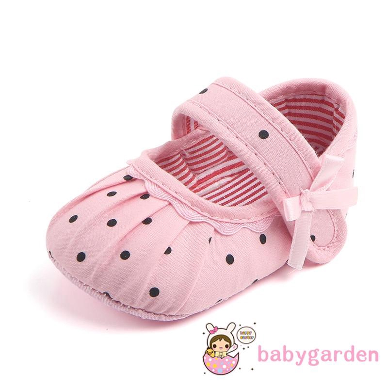ღ♛ღFashion Newborn Baby Girls Canvas Crib Shoes Soft Sole Pram Prewalker Anti-slip Sneakers