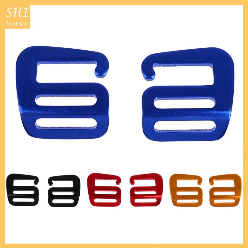 Bộ 2 Móc Khóa Chữ G Bằng Kim Loại Tháo Gỡ Nhanh Cho Ba Lô / Túi Xách